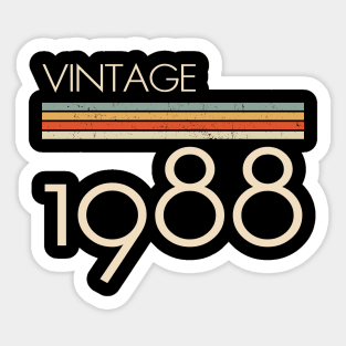 Vintage Classic 1988 Sticker